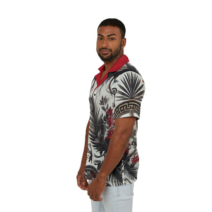 Orisha Ellegua Hawaiian Style Button Down Shirt - Gift for Devotee or Godparent