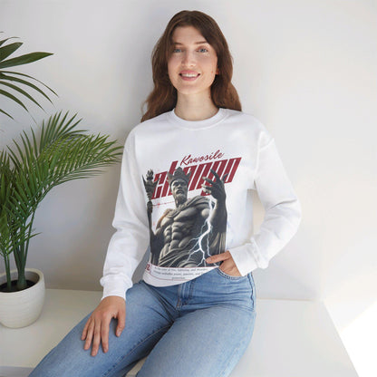 Orisha Changó “Marble Royalty” Sweatshirt – Ruler of Thunder | Gift for Devotee or Godparent