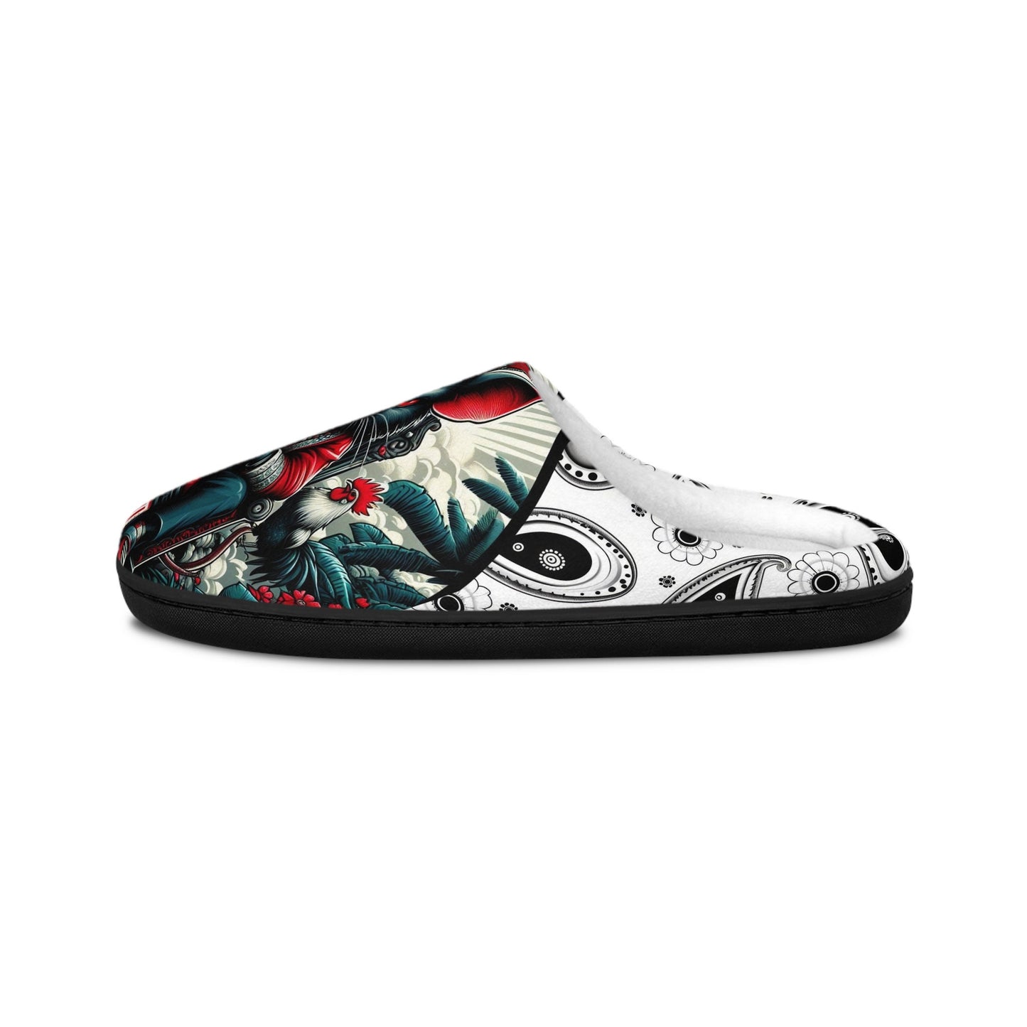 Orisha ESHU " Gangsta Rat" Stylish Comfy indoor slippers, Eshu Ellegua slippers, Gift for Devotee or godparent!