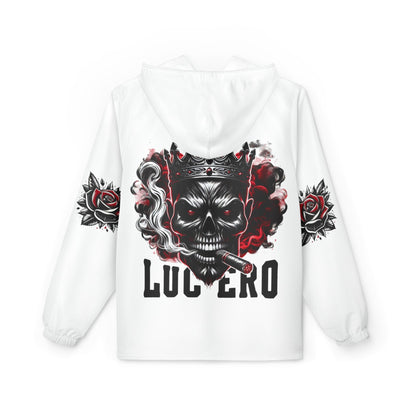 LUCERO "Skulls & Roses" Palo Mayombe White Windbreaker Jacket! Somos!