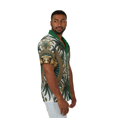 Orisha Orunla Hawaiian Style Button Down Shirt - Gift for Devotee or Godparent