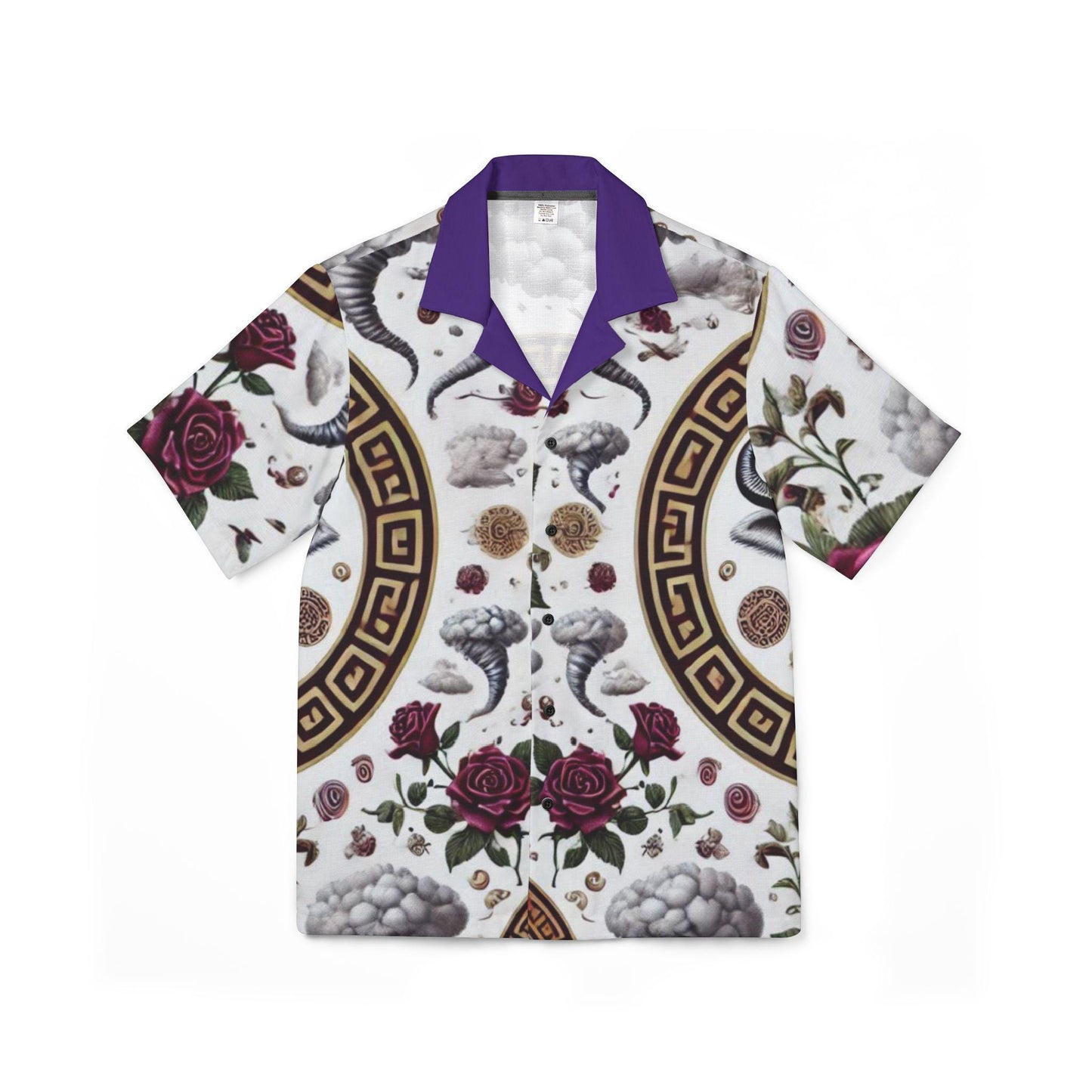 Orisha Oya Yansa Hawaiian Style Button Down Shirt - Gift for Devotee or Godparent