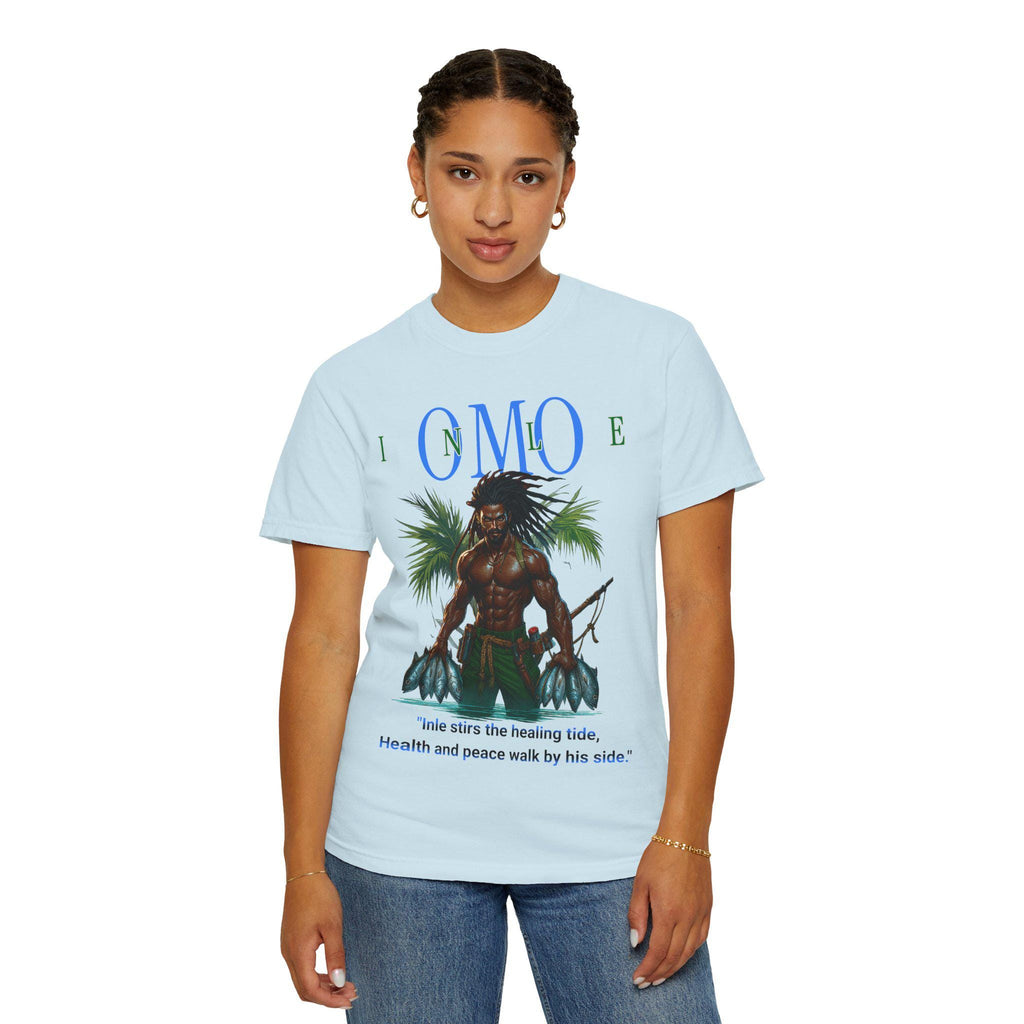 Omo INLE Tee, Orisha Unisex Tshirt! Afro Spiritual Tee! Gift for Devotee or Godparent! Ashe INLE!