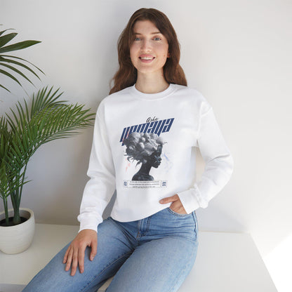 Orisha Yemaya “Marble Royalty” Sweatshirt – Ruler of the Ocean | Gift for Devotee or Godparent