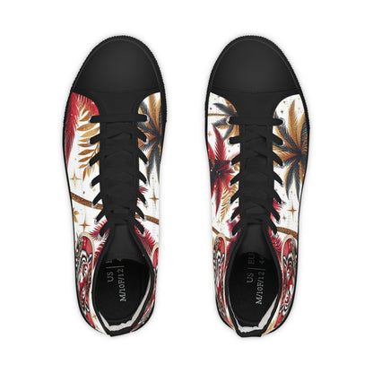 Orisha CHANGO Inspired High Top Stylish Sneakers! gift for Devotee of Godparent!