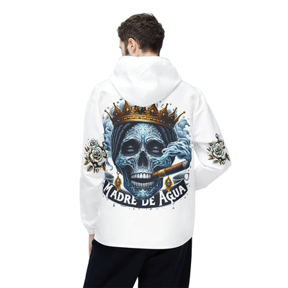 Madre De Agua * Skulls & Roses* Palo Mayombe White WindBreaker Jacket! Somos!
