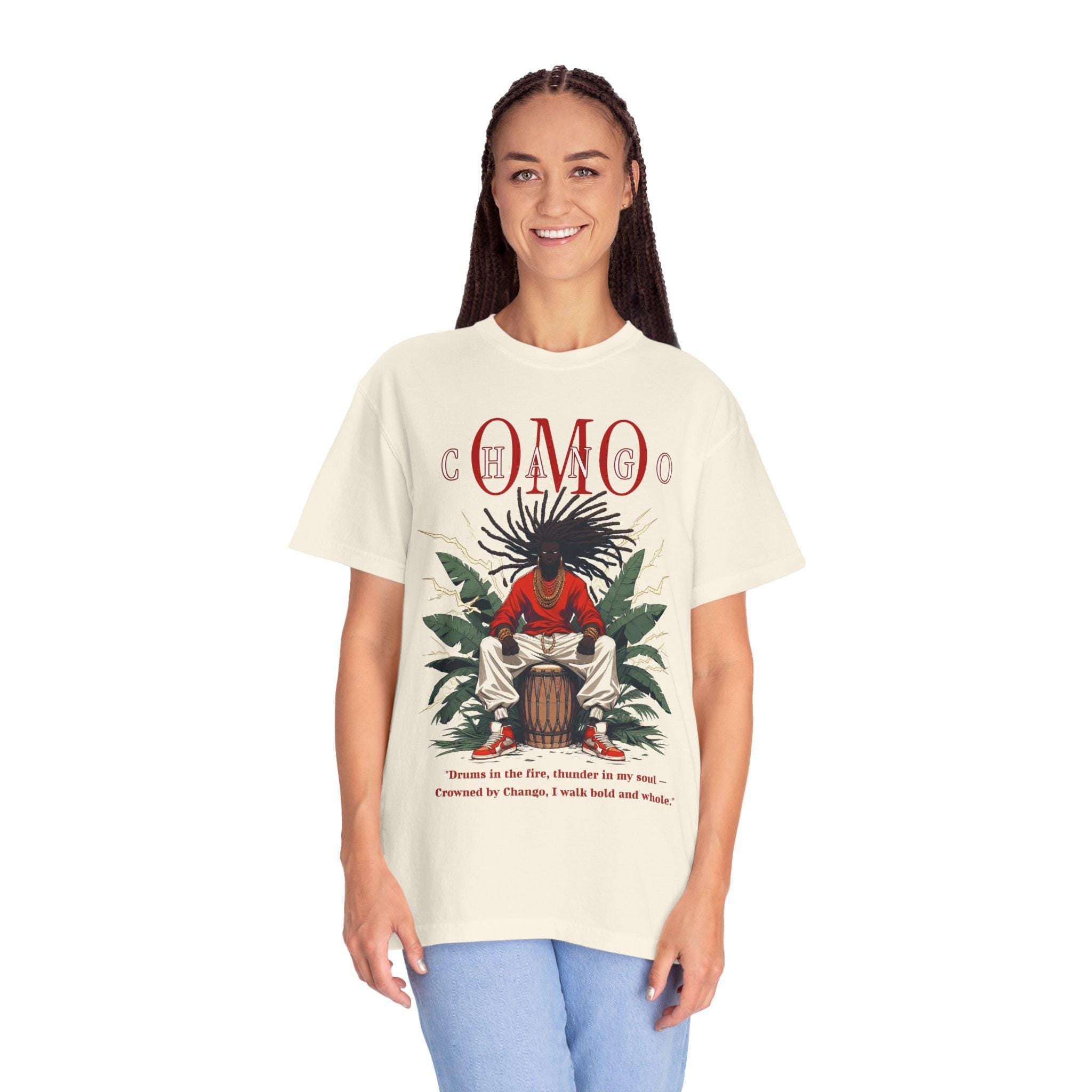 Omo Chango Orisha-Inspired Comfort Colors T-Shirt – Gift for Devotee or Godparent