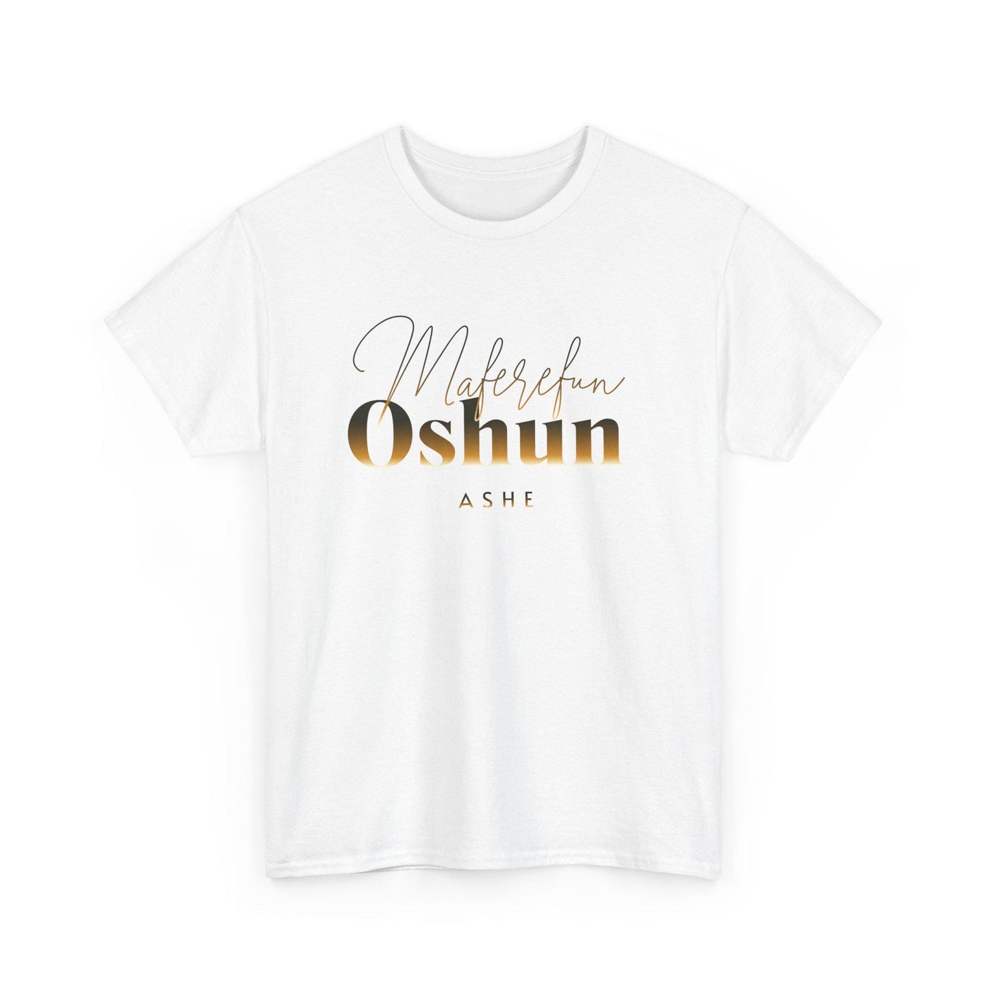 Maferefun OSHUN "A Queen in Africa" tee! Orisha based, Lucumi tradition, Urban Style Tshirt! Gift for Godparent or Devotee!