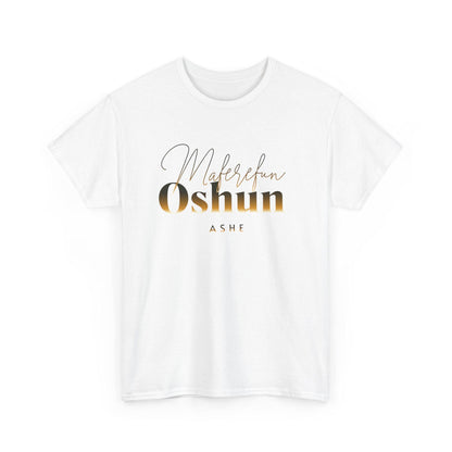 Maferefun OSHUN "A Queen in Africa" tee! Orisha based, Lucumi tradition, Urban Style Tshirt! Gift for Godparent or Devotee!
