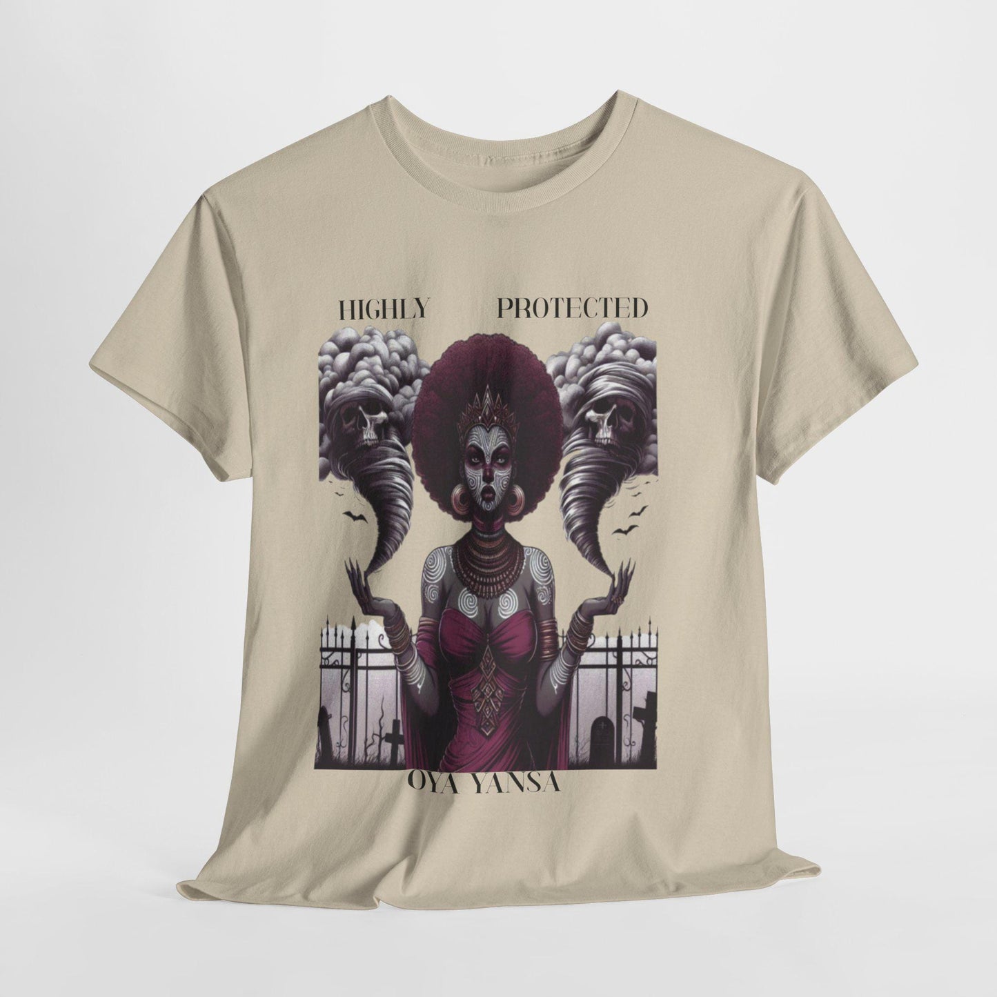Highly Protected OYA YANSA Orisha Tshirt! Gift for Godparents or Devotee! Graphic ORISHA Tee!