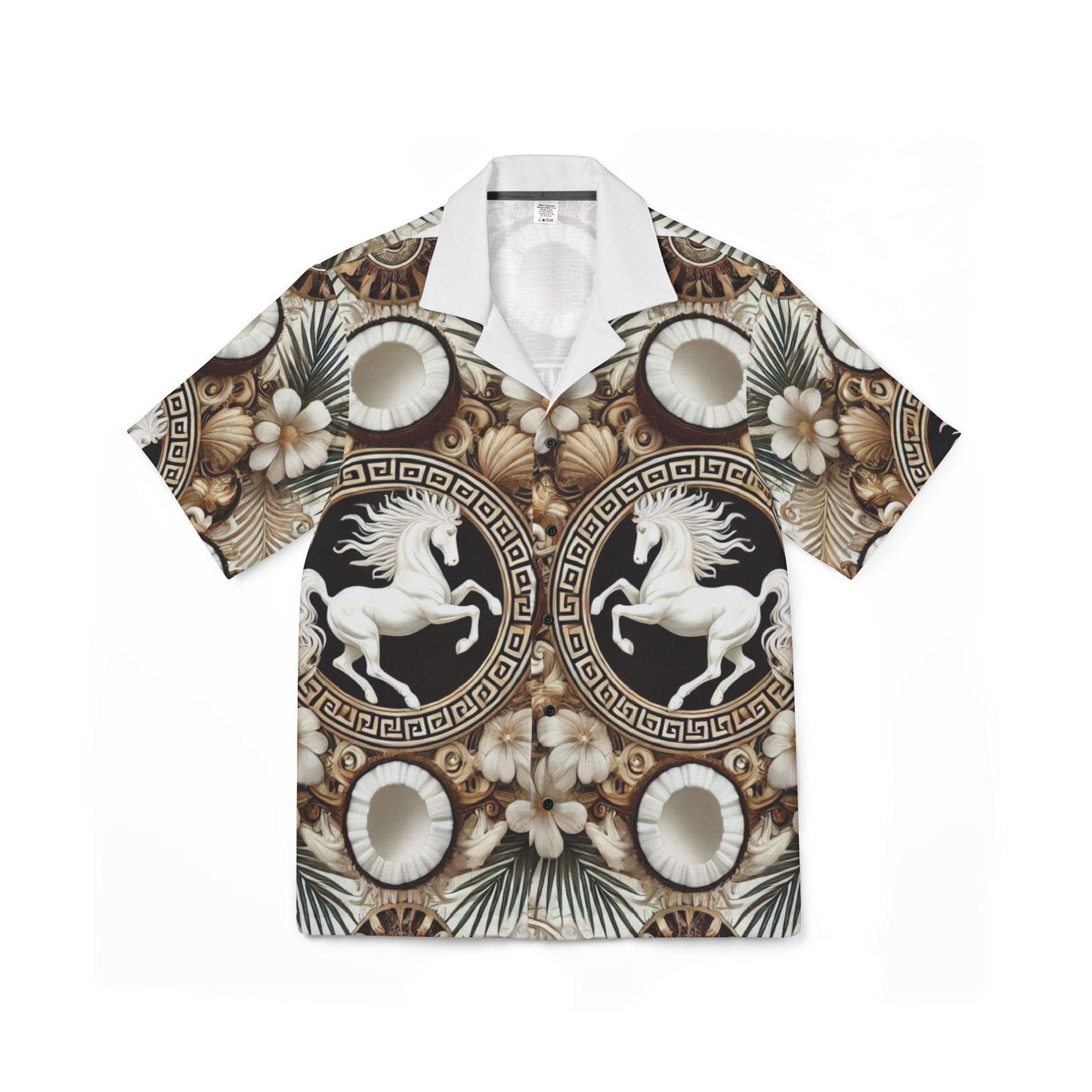 Orisha Obatala Hawaiian Style Button Down Shirt - Gift for Devotee or Godparent