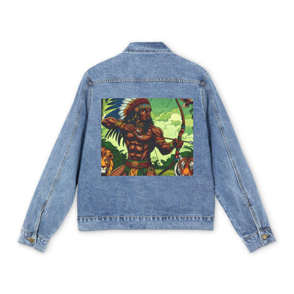 Orisha OCHOSI Denim Pop Art Jean Jacket! Gift for GodParents and Devotee!!