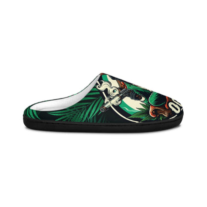 Orisha OGGUN "Armed and Ready" Fierce Dog Indoor Stylish Slippers, Omo Oggun slippers, Gift for devotee or godparent!
