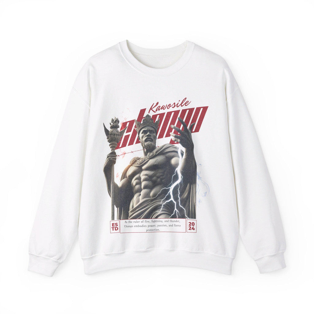 Orisha Changó “Marble Royalty” Sweatshirt – Ruler of Thunder | Gift for Devotee or Godparent