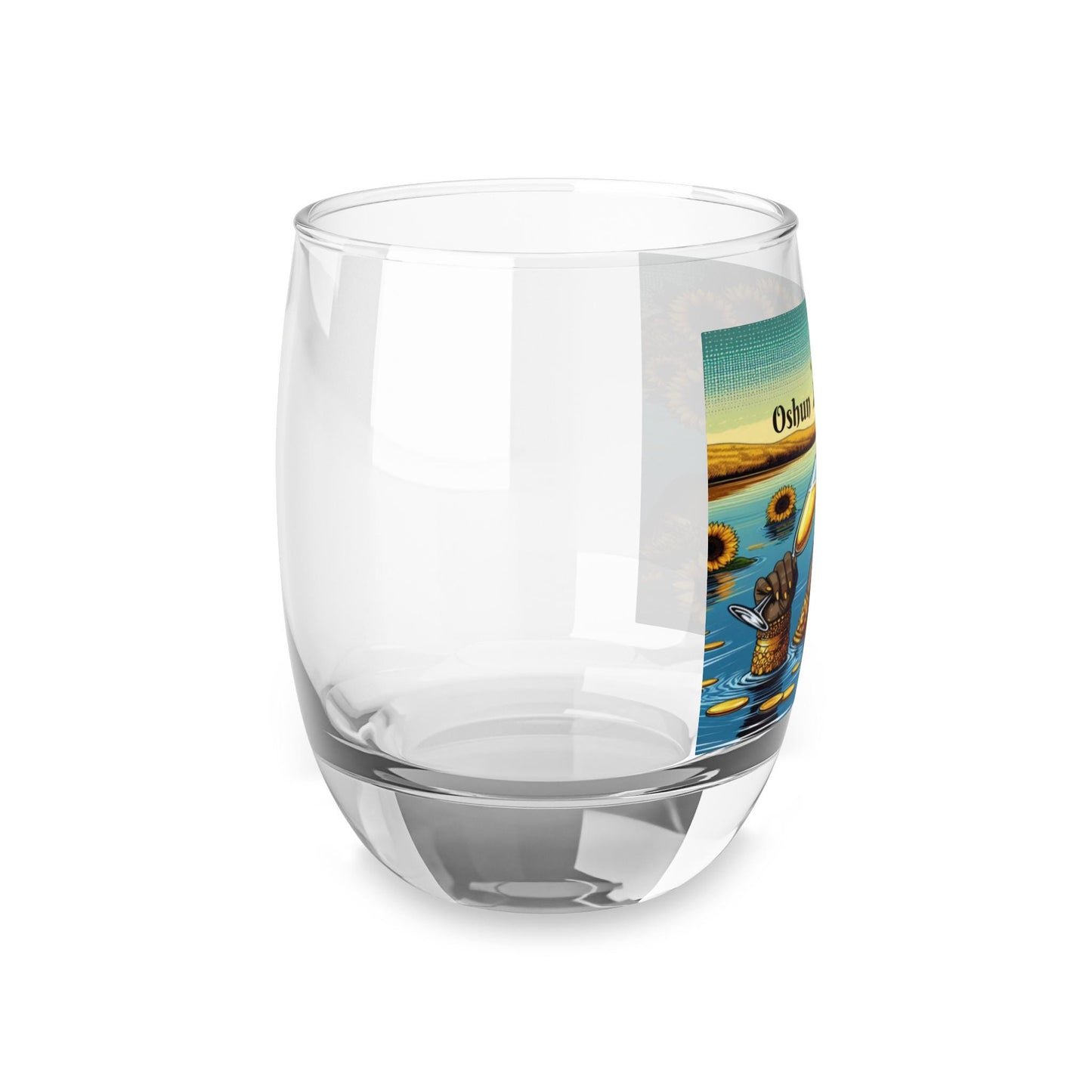 Oshun “Cheers To” Whiskey Style Drinking Glass – Gift for Devotee or Godparent