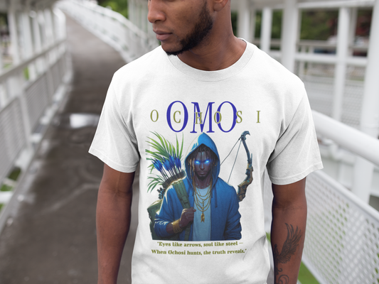 Omo OCHOSI Shirt, Afro-Spiritual Tee Gift for Godparent or Devotee , Orisha Inspired Comfort Colors T-Shirt