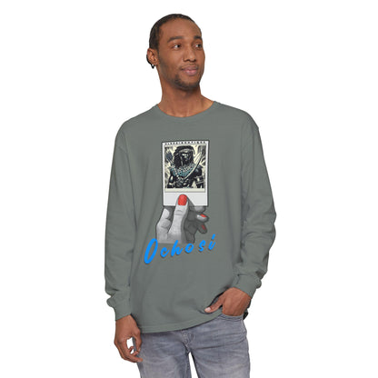 Polaroid Ochosi Long Sleeve Tee – Orisha Polaroid Collection | Gift for Devotee or Godparent