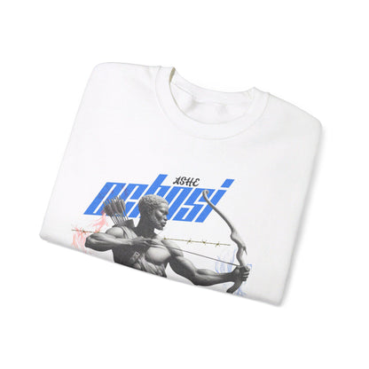 Orisha Ochosi “Marble Royalty” Sweatshirt – Ruler of the Hunt | Gift for Devotee or Godparent