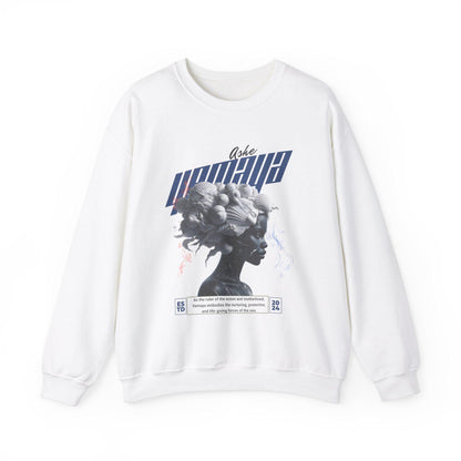 Orisha Yemaya “Marble Royalty” Sweatshirt – Ruler of the Ocean | Gift for Devotee or Godparent