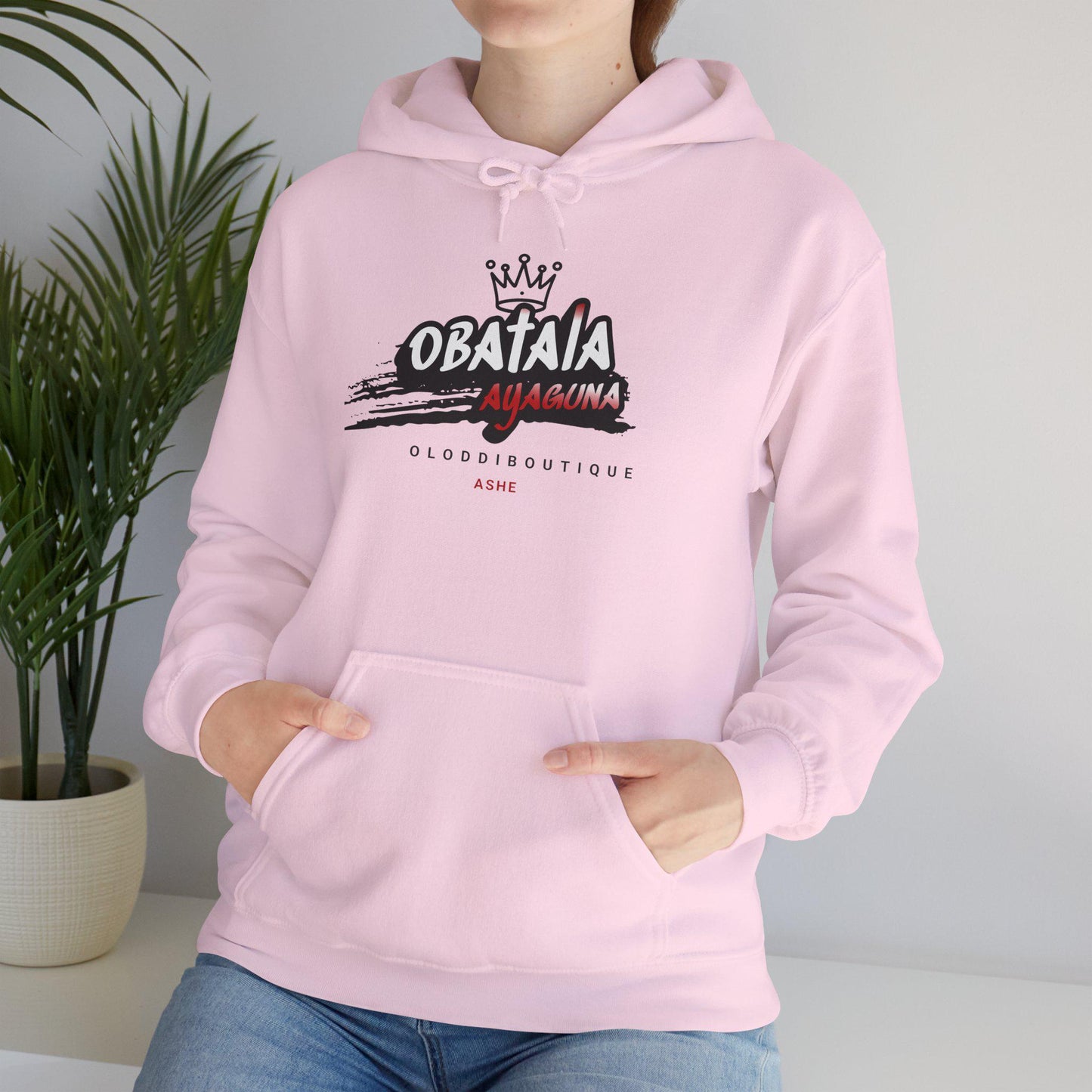 Obatalá AYÁGUNA, Orisha inspired Unisex Hoodie!! Gift for devotee or Godparent! Omo OBATALÁ hoodie!