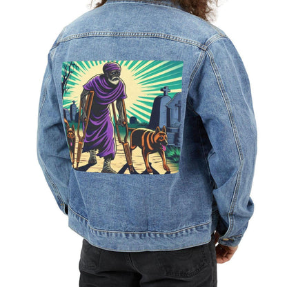 Orisha BABALU~AYE  Denim  Pop Art Jean Jacket!  Gift for Godparent or Devotee!
