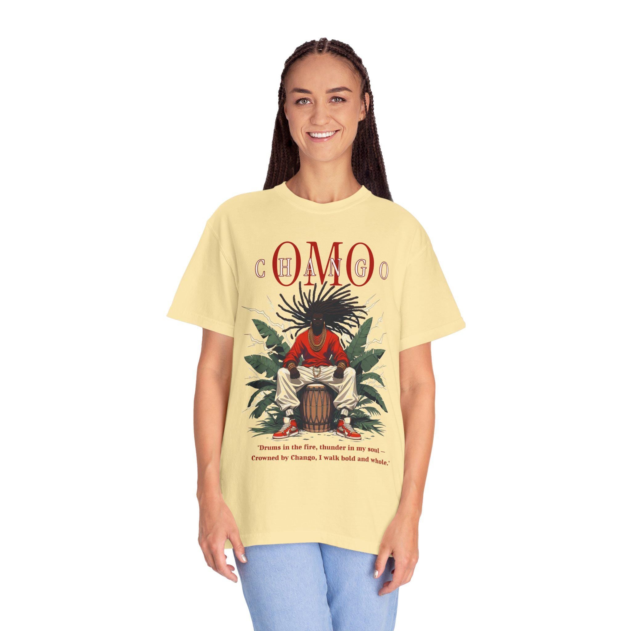 Omo Chango Orisha-Inspired Comfort Colors T-Shirt – Gift for Devotee or Godparent
