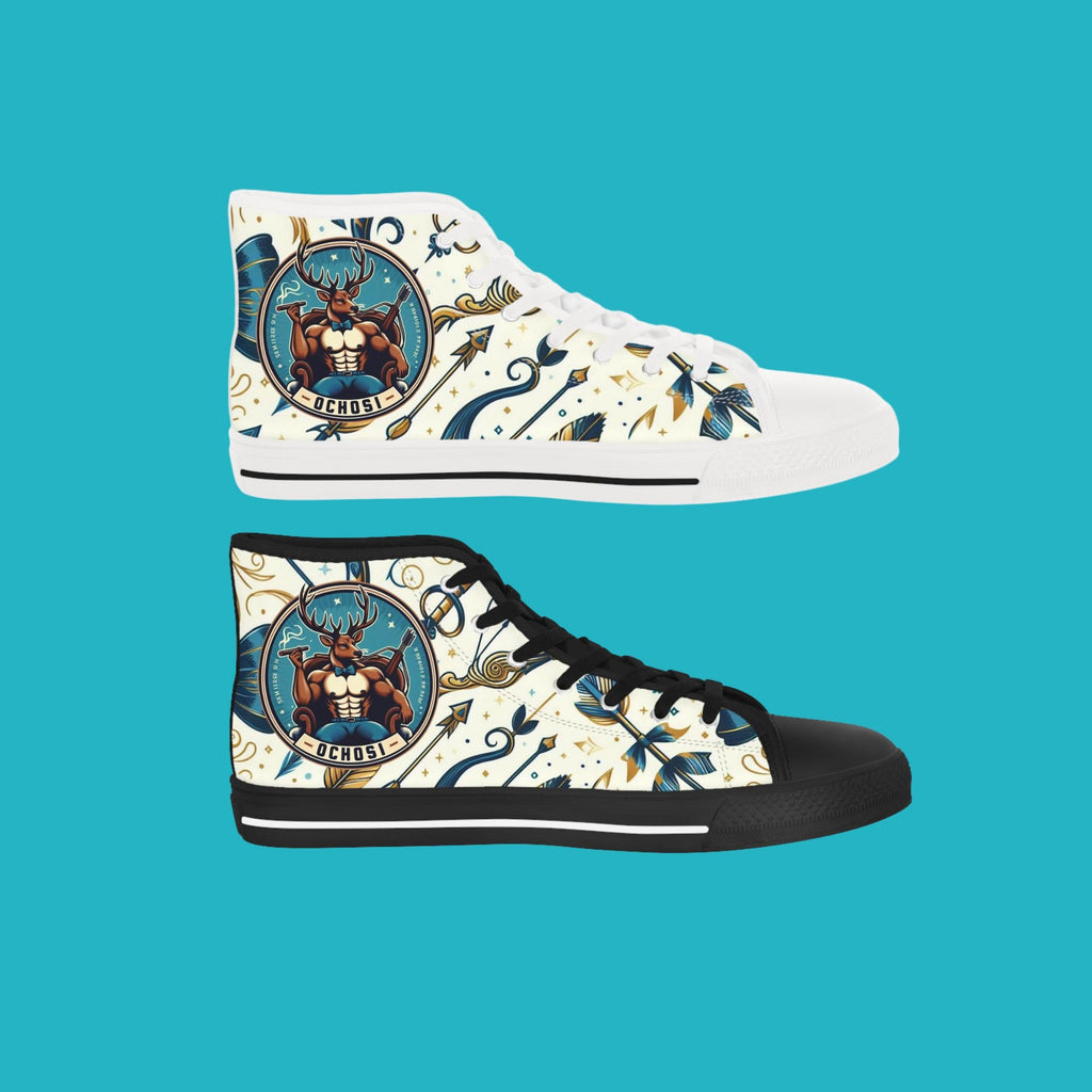 Orisha OCHOSI Stylish High Top Sneakers! Gift For Devotee or Godparent!