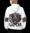 LUCERO "Skulls & Roses" Palo Mayombe White Windbreaker Jacket! Somos!