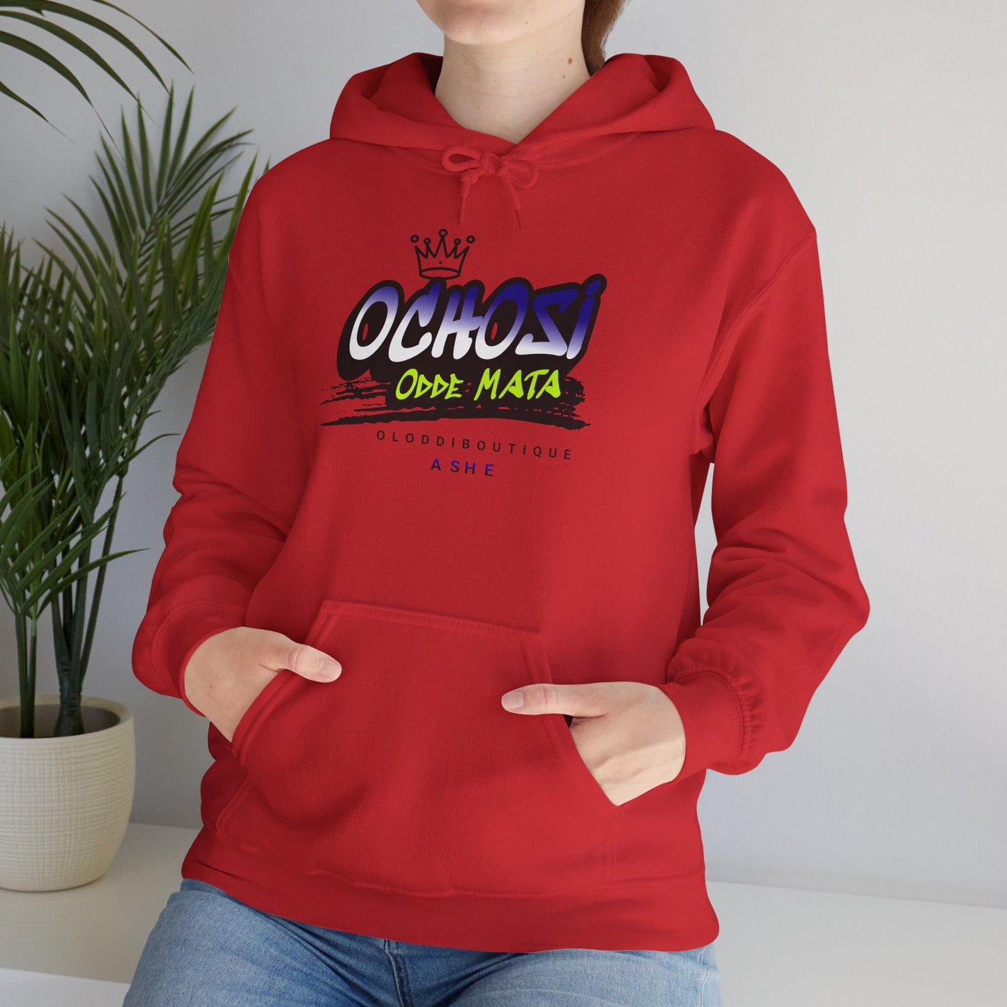 Ochosi ODDE MATA, Orisha inspired Unisex Hoodie!! Gift for devotee or Godparent! Omo OCHOSI hoodie!