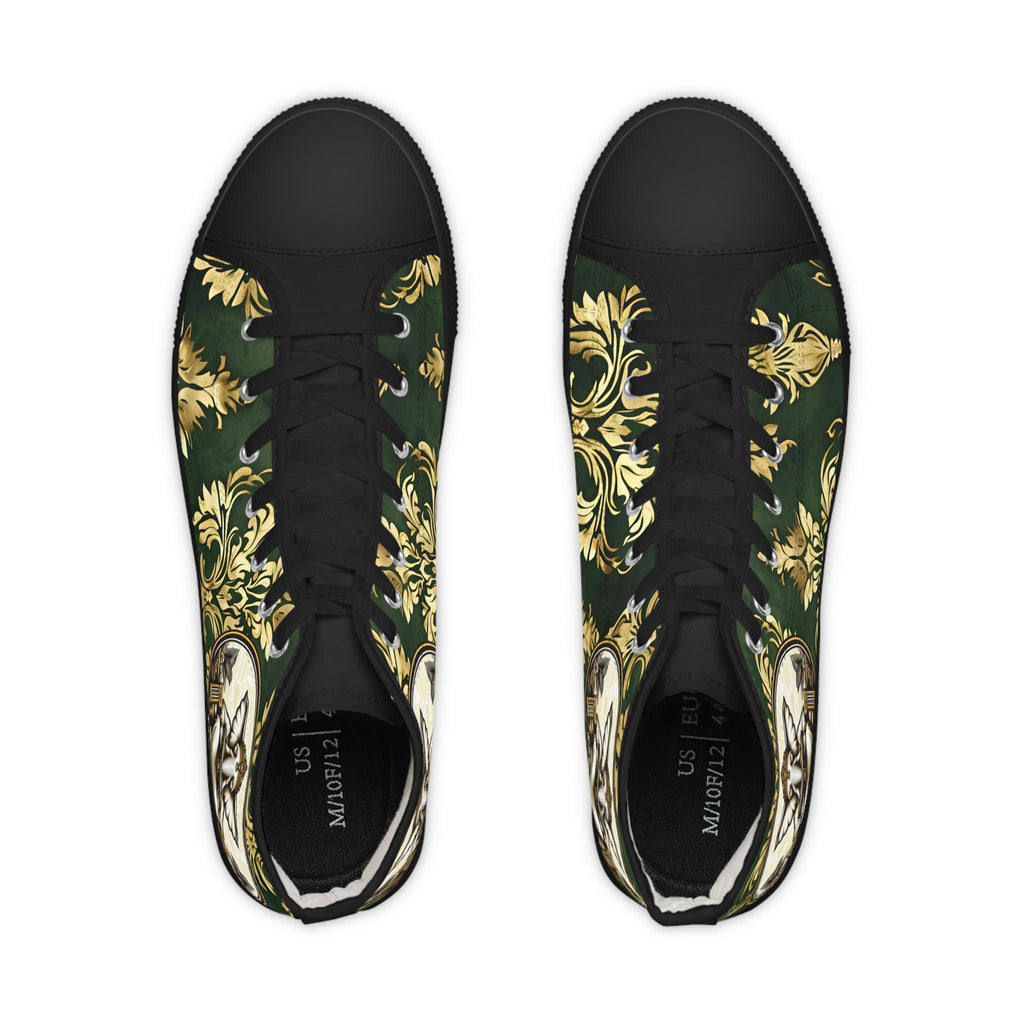 Orisha Based ORUNLA High Top Sneakers! Gift for devotee,godparent,or babalow! Stylish Spiritual footwear!