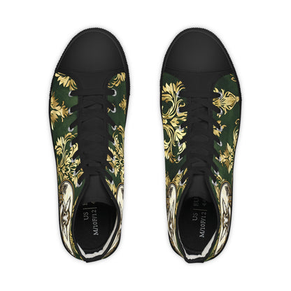 Orisha Based ORUNLA High Top Sneakers! Gift for devotee,godparent,or babalow! Stylish Spiritual footwear!