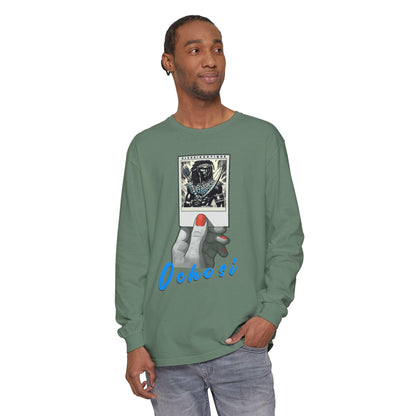 Polaroid Ochosi Long Sleeve Tee – Orisha Polaroid Collection | Gift for Devotee or Godparent