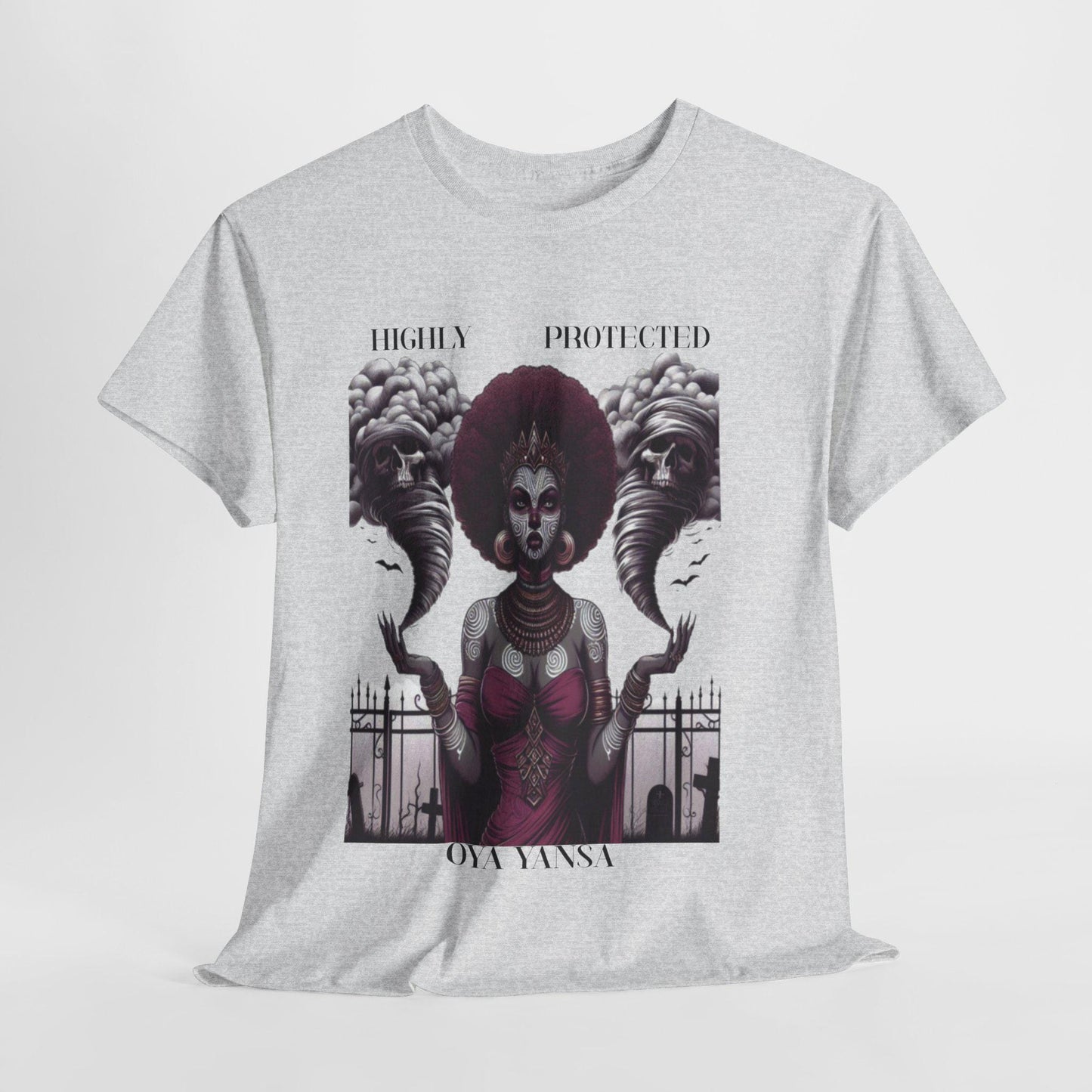 Highly Protected OYA YANSA Orisha Tshirt! Gift for Godparents or Devotee! Graphic ORISHA Tee!