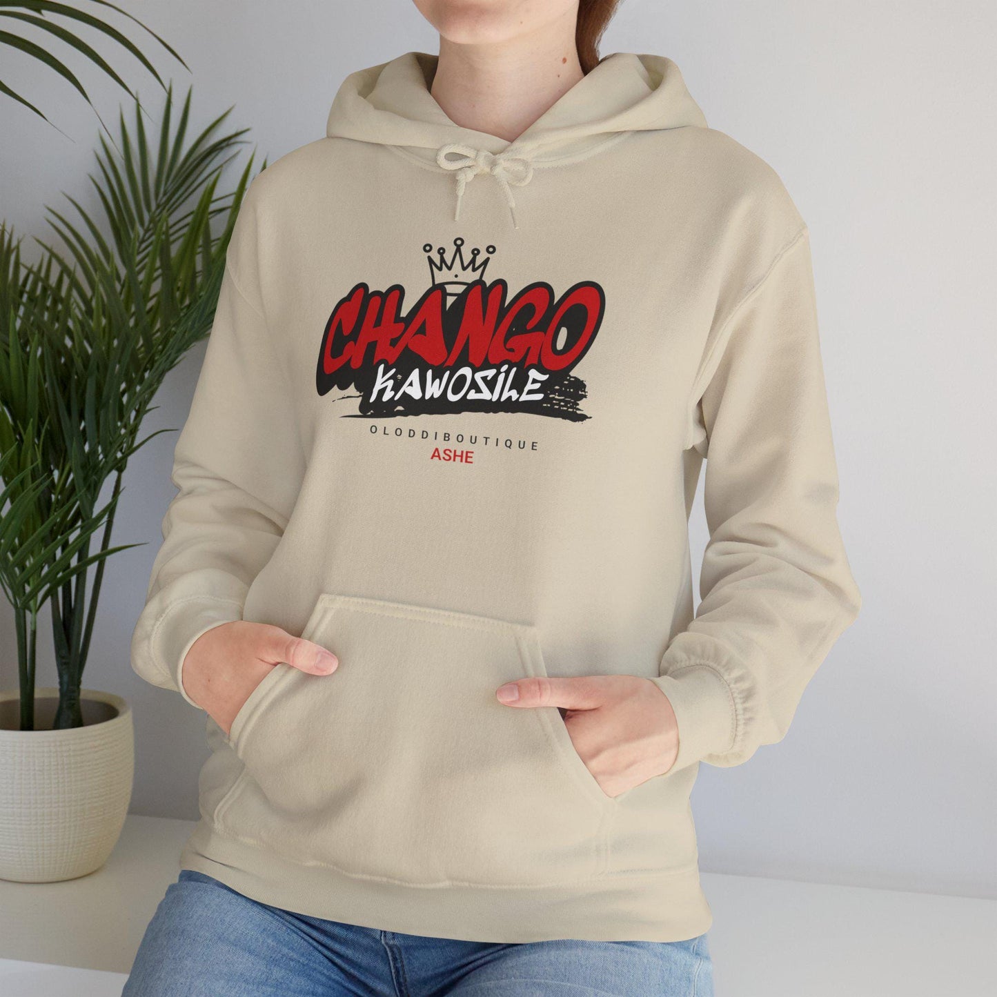 Chango Kawosine Hoodie, Unisex Sweatshirt, Cozy Streetwear, Casual Gift, Cool Design, Perfect for Any Occasion