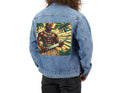 Orisha OGGUN Denim Pop Art Jean Jacket! Gift for Godparents or Devotee
