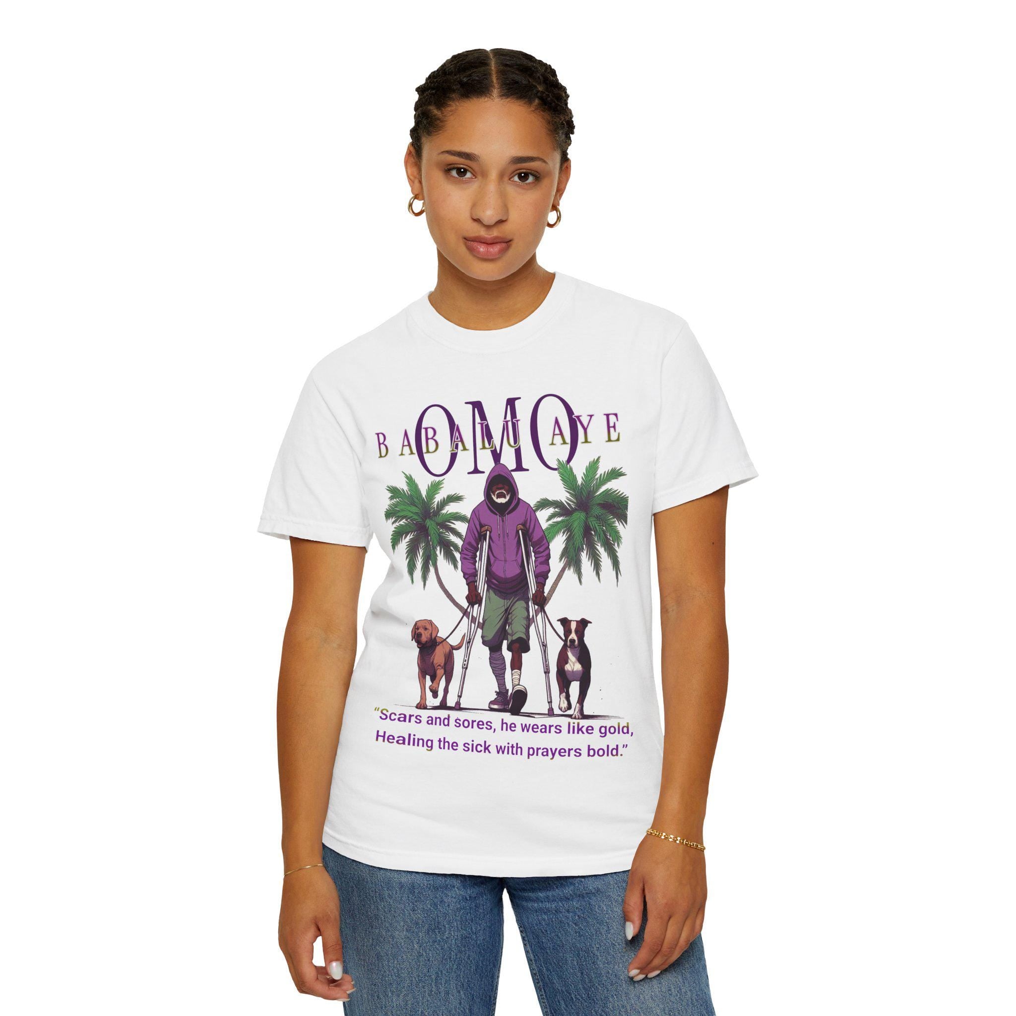 Omo BABALU AYE Afro-Spirituality Tshirt! Gift or Devotee or Godparent! Ashe Babalu aye tshirt!