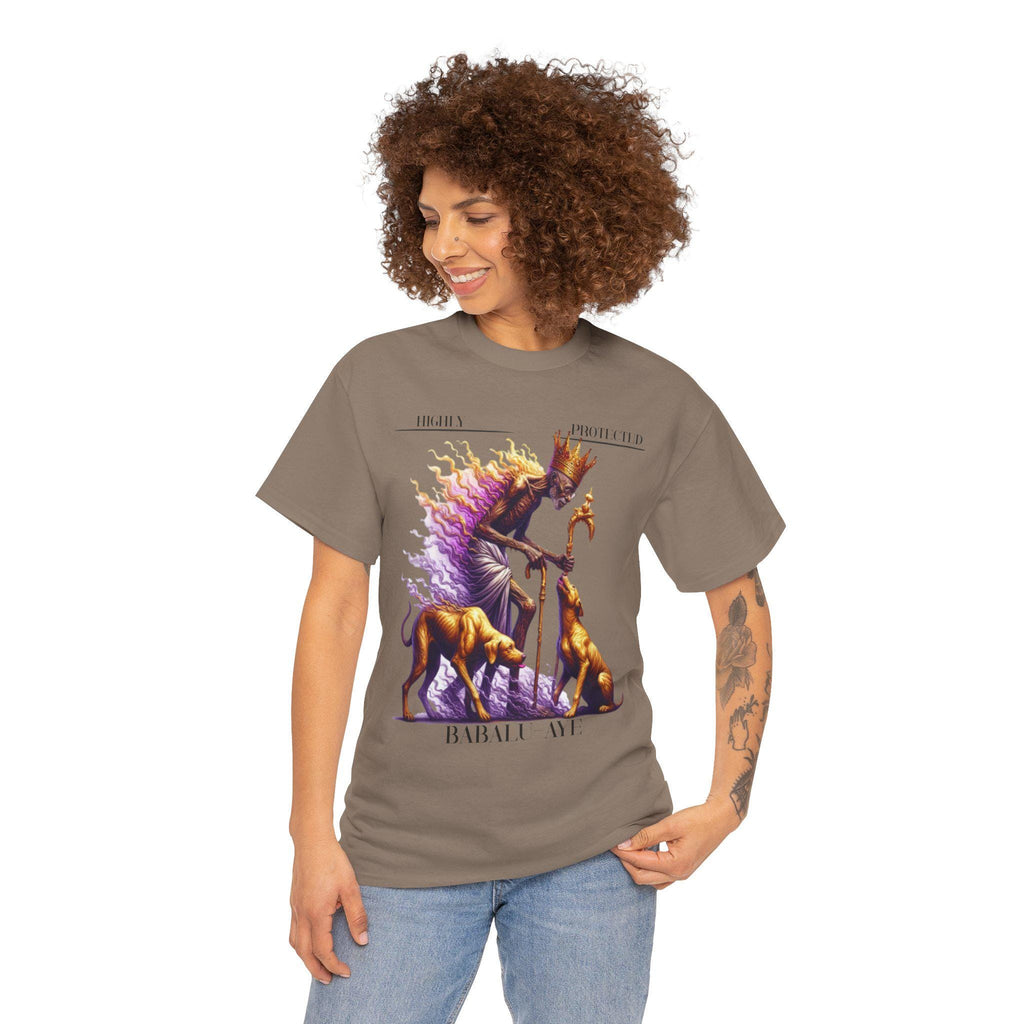 Highly Protected BABALU AYE Orisha Graphic Tshirt , gift for godparent or devotee!