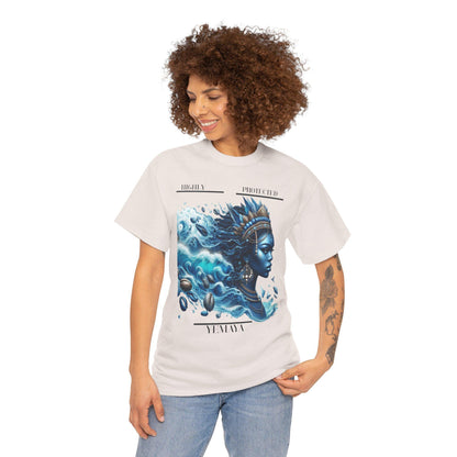 Highly Protected YEMAYA Tshirt, gift of Godparent or Devotee ,Bohemian T-Shirt,  Gift fo, Spiritual Apparel, Ashe YEMAYA