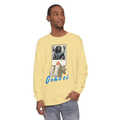 Polaroid Ochosi Long Sleeve Tee – Orisha Polaroid Collection | Gift for Devotee or Godparent