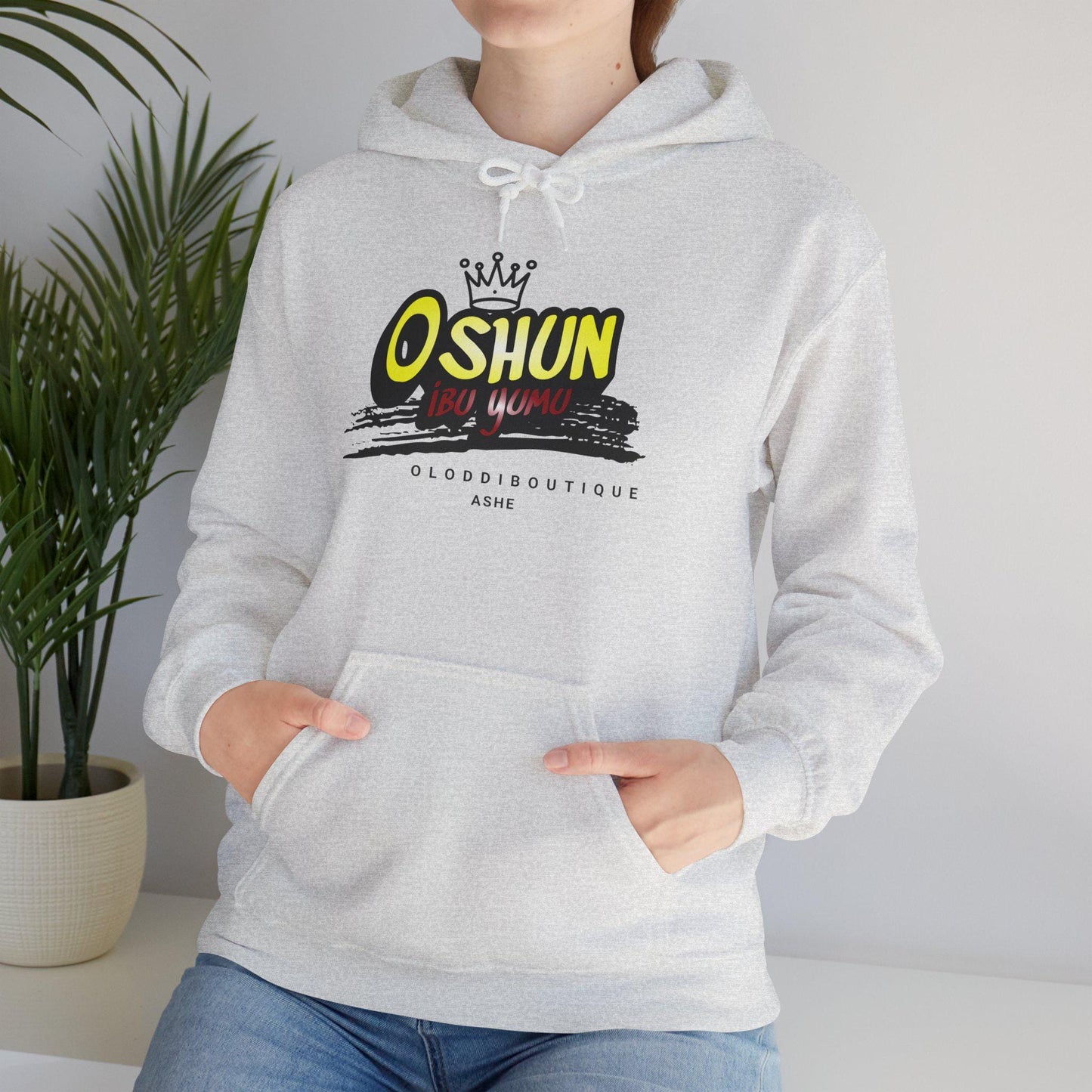 Oshun IBÚ YUMU, Orisha inspired Unisex Hoodie!! Gift for devotee or Godparent! Omo OSHUN hoodie!