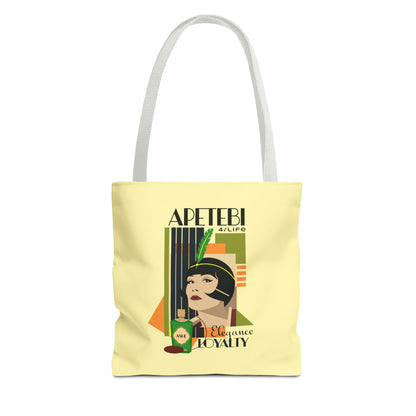 APETEBI "Elegance and Loyalty"  Art deco style Tote Bag!! Ladies APETEBI for life, Ashe on the go Tote BAG!!