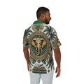 Orisha Orunla Hawaiian Style Button Down Shirt - Gift for Devotee or Godparent