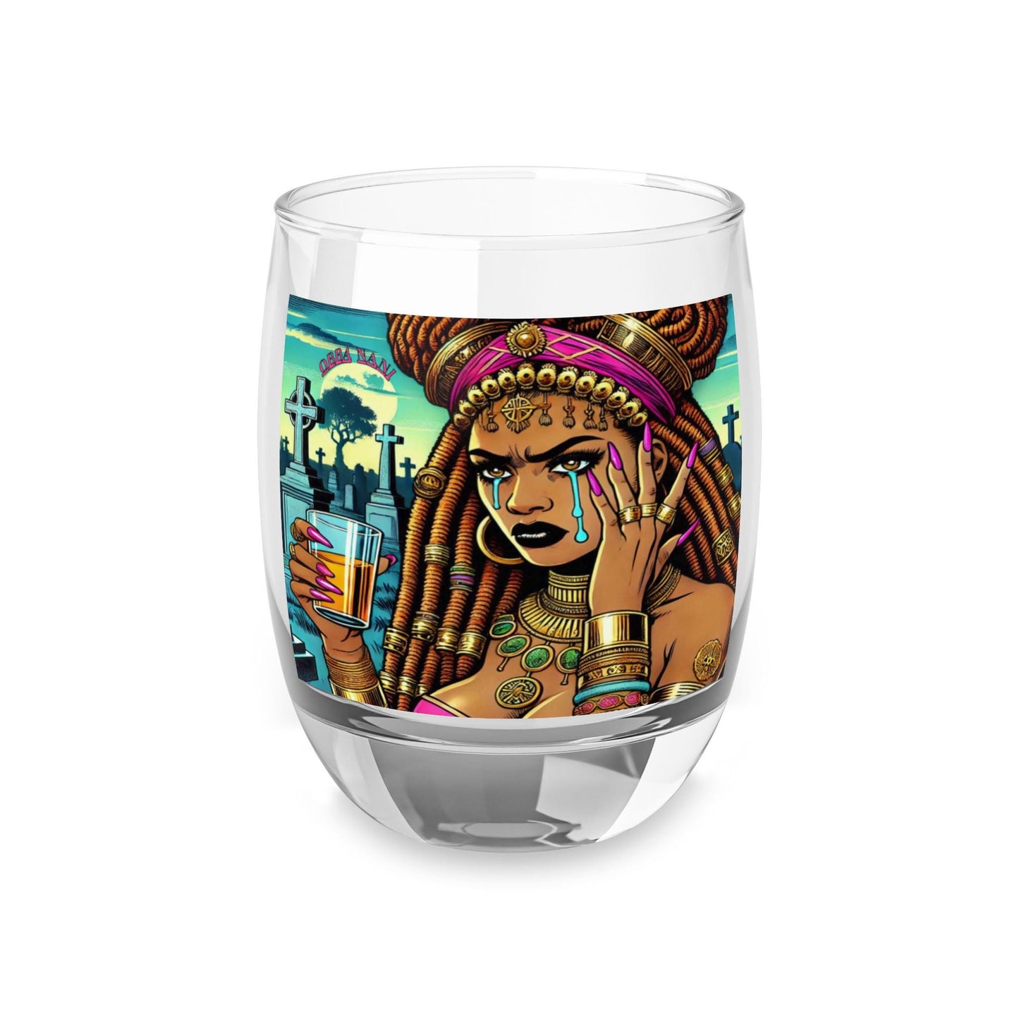 Obba Nani “Cheers To” Whiskey Style Drinking Glass – Gift for Devotee or Godparent