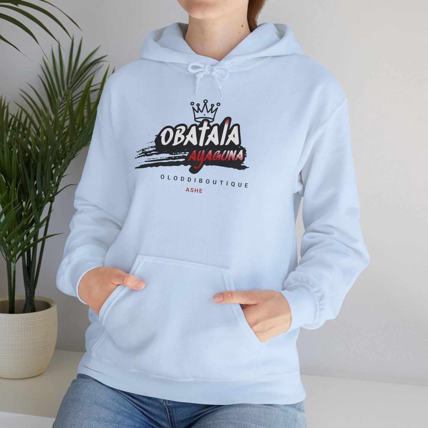 Obatalá AYÁGUNA, Orisha inspired Unisex Hoodie!! Gift for devotee or Godparent! Omo OBATALÁ hoodie!