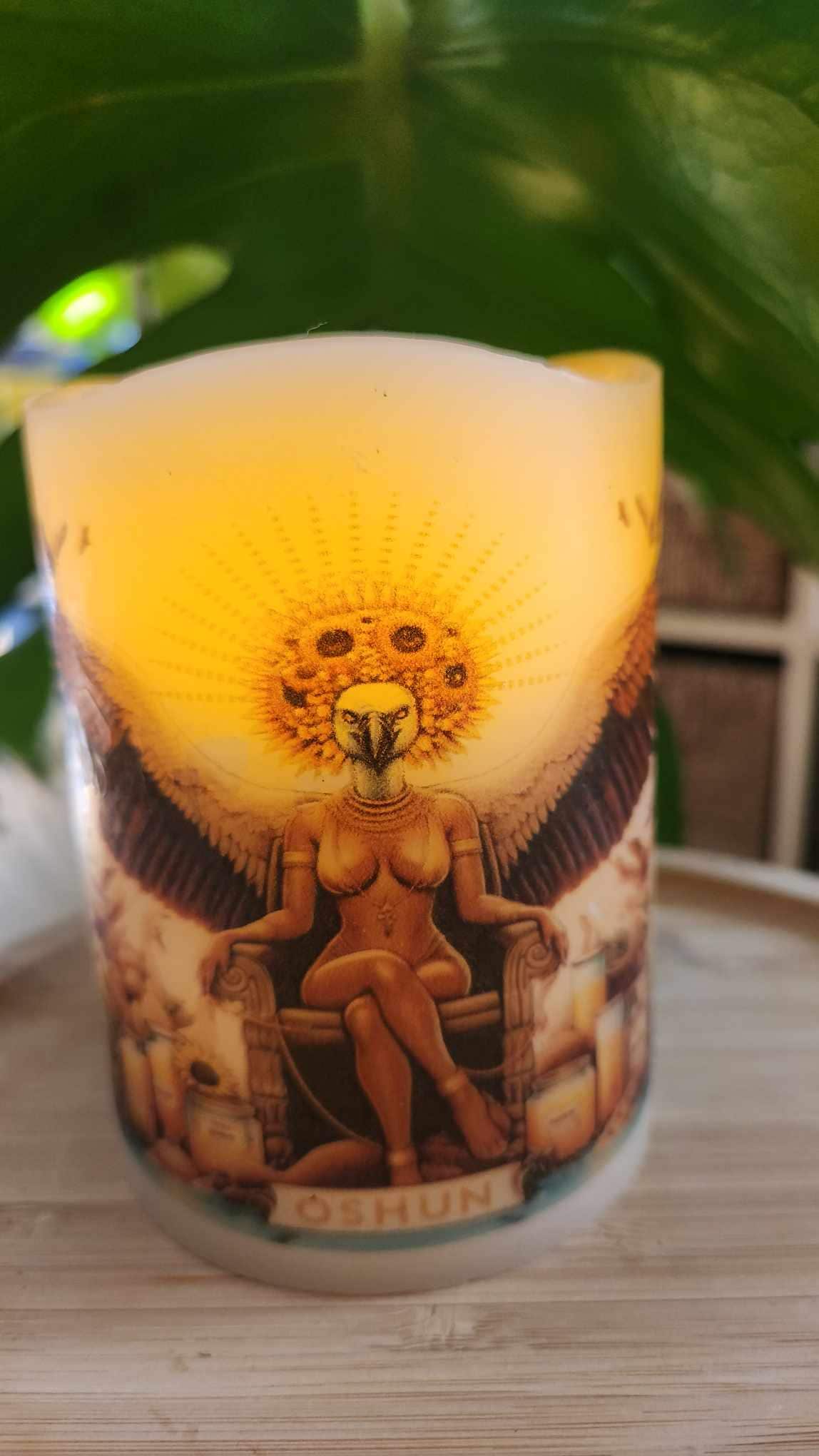 LED Orisha Candles – Choose Your Orisha – Spiritual Light-Up Decor for Altar or Ritual Use! Gift for Devotee or GodParents! VARIETY