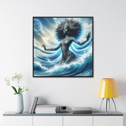 Maferefun YEMAYA Gallery Canvas Wrap – Orisha Altar & Shrine Art | Gift for Devotee or Godparent