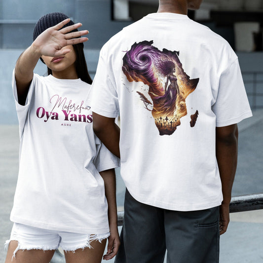 Maferefun OYA YANSA "A Queen in Africa" tshirt, Ashe Orisha Oya tshirt, Gift of devotee or godparent! omo oya
