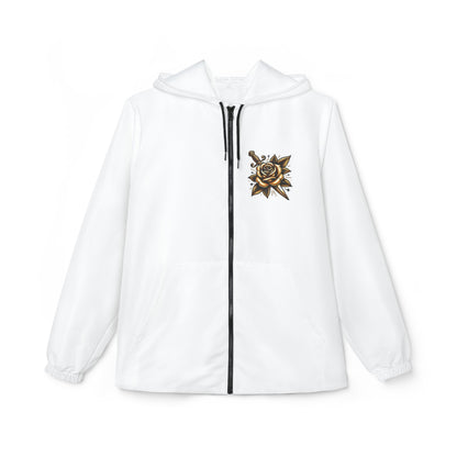 MaMa CHOLA "Skulls & Roses" Palo Mayombe White Windbreaker Jacket. Somos!