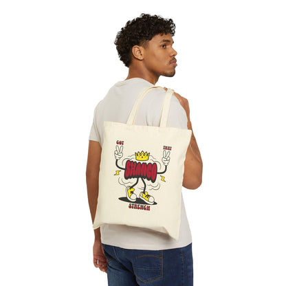 Got that SHANGO Strength! cute Orisha Shango tote bag! Gift for Devotee or Godparent