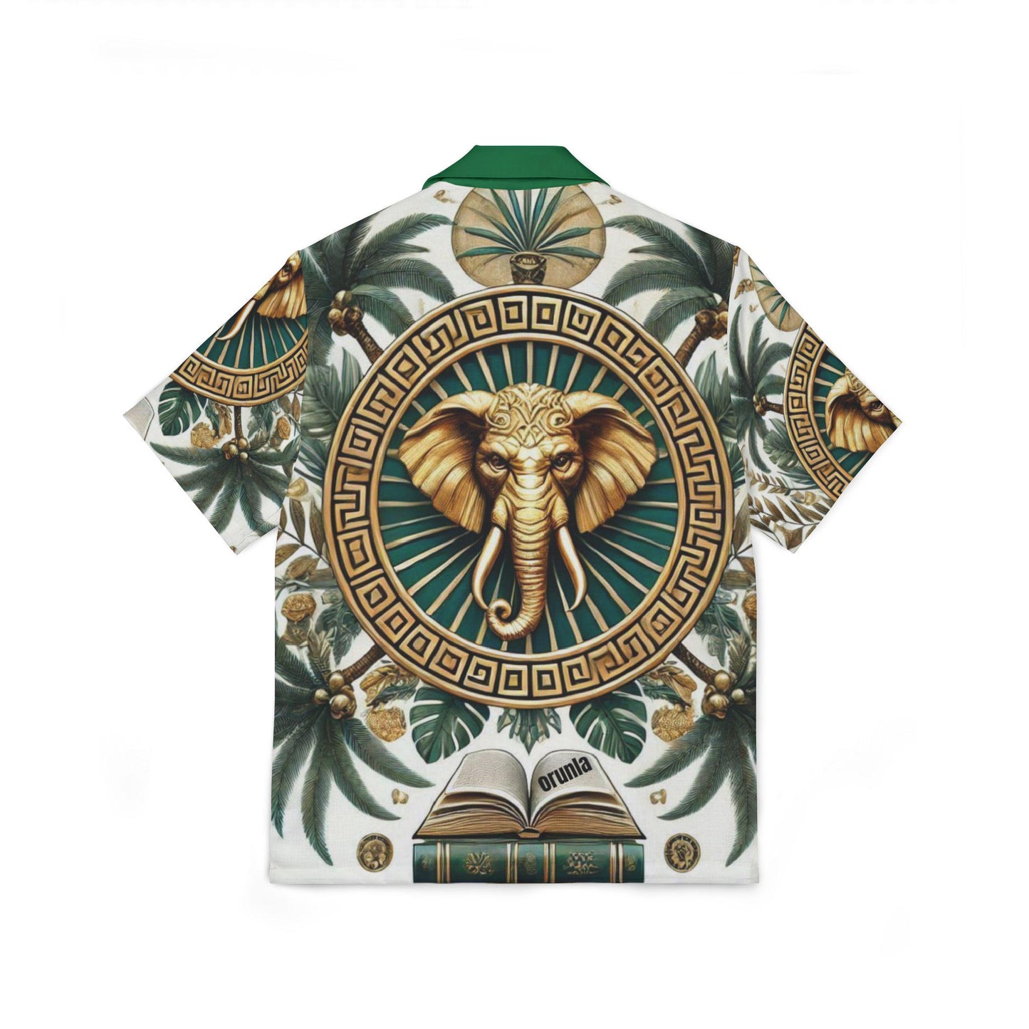 Orisha Orunla Hawaiian Style Button Down Shirt - Gift for Devotee or Godparent